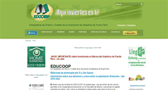 Desktop Screenshot of educoop.com.pr