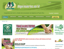 Tablet Screenshot of educoop.com.pr